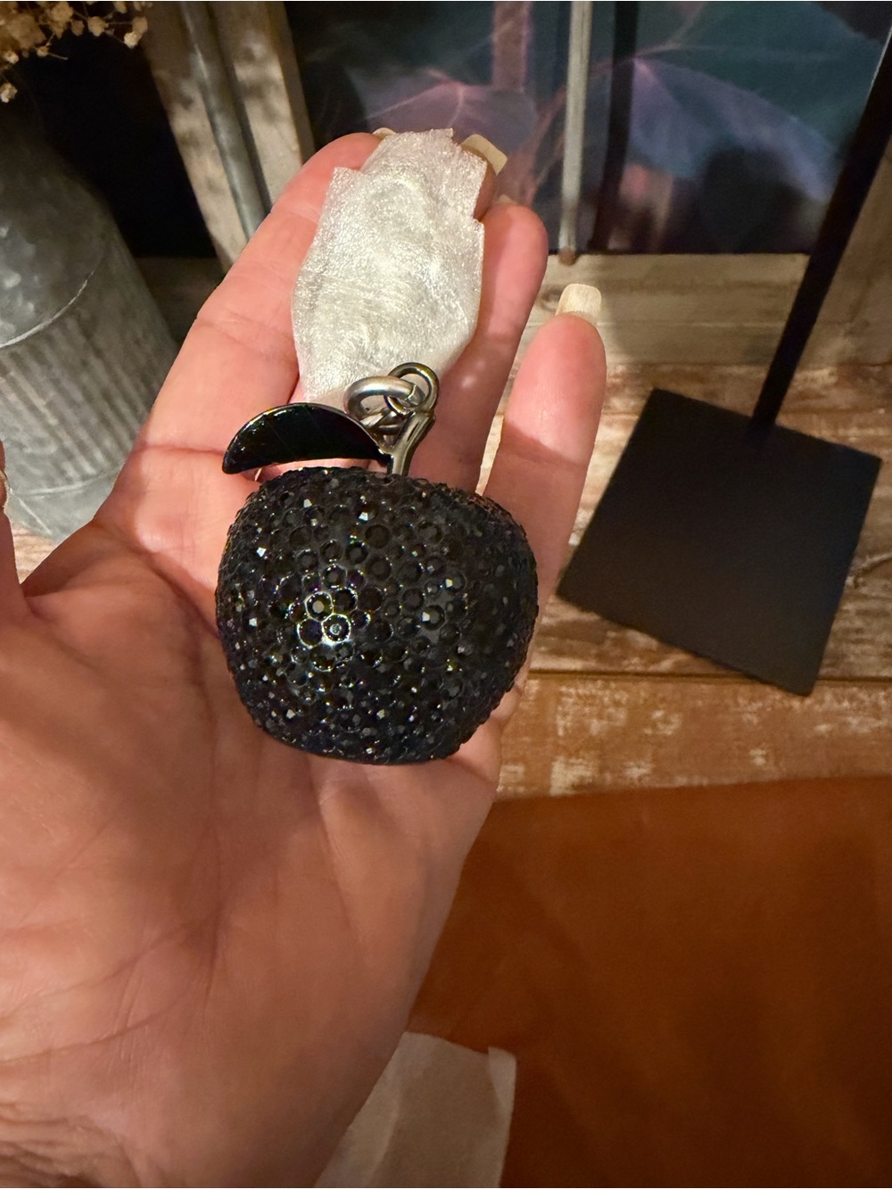 Coach Crystal Apple Bag Charm - Picture 2 of 6